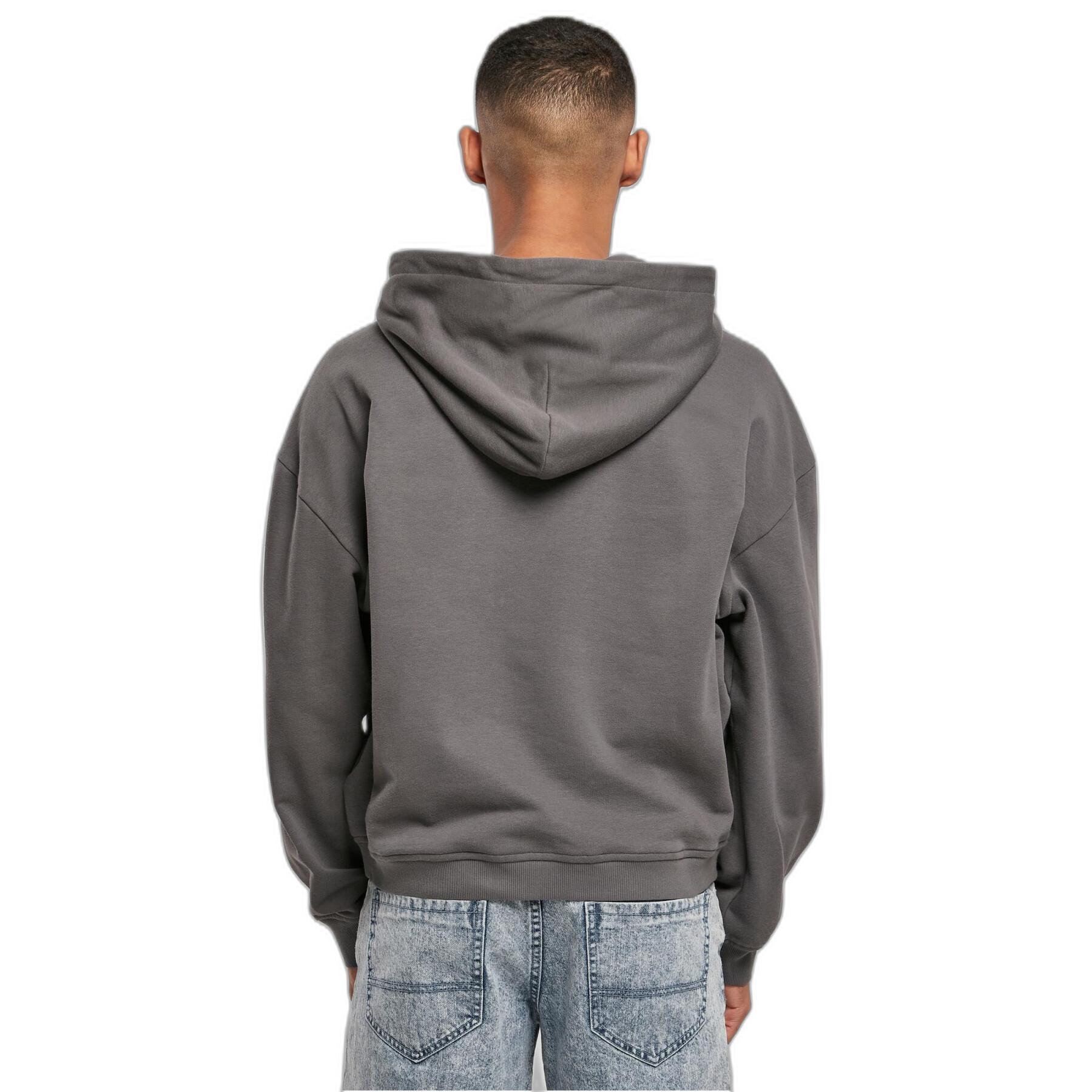 Sweatshirt à capuche zippé Urban Classics Boxy