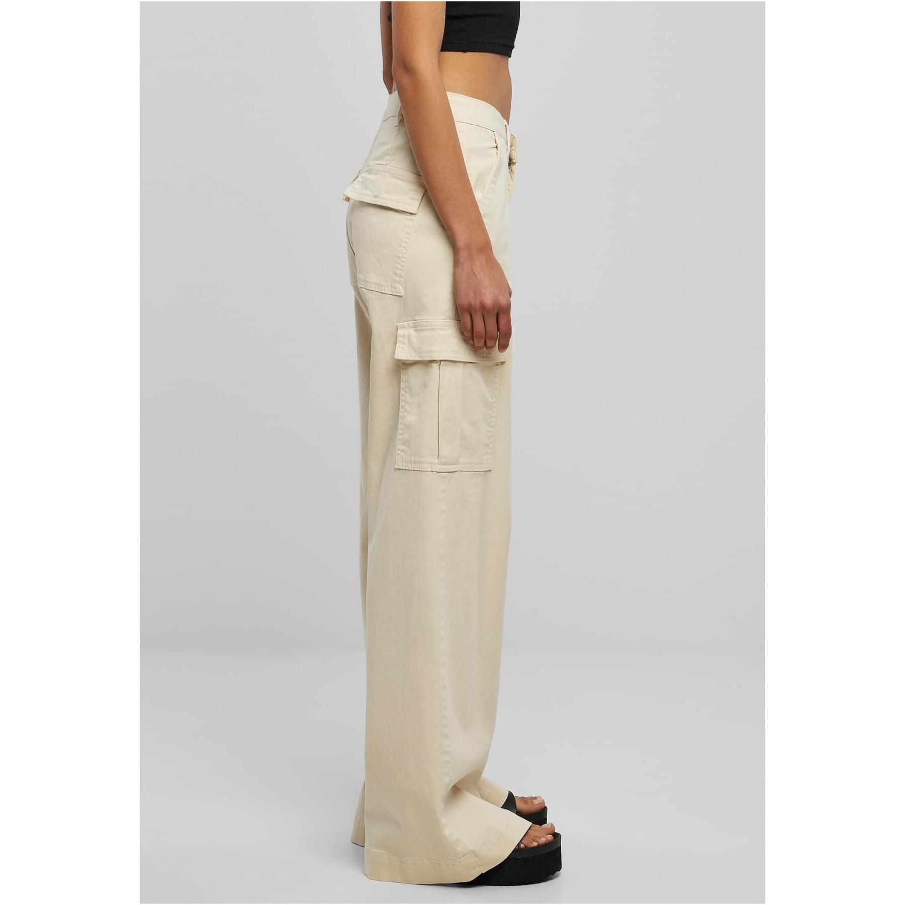 Pantalon cargo large grandes tailles femme Urban Classics