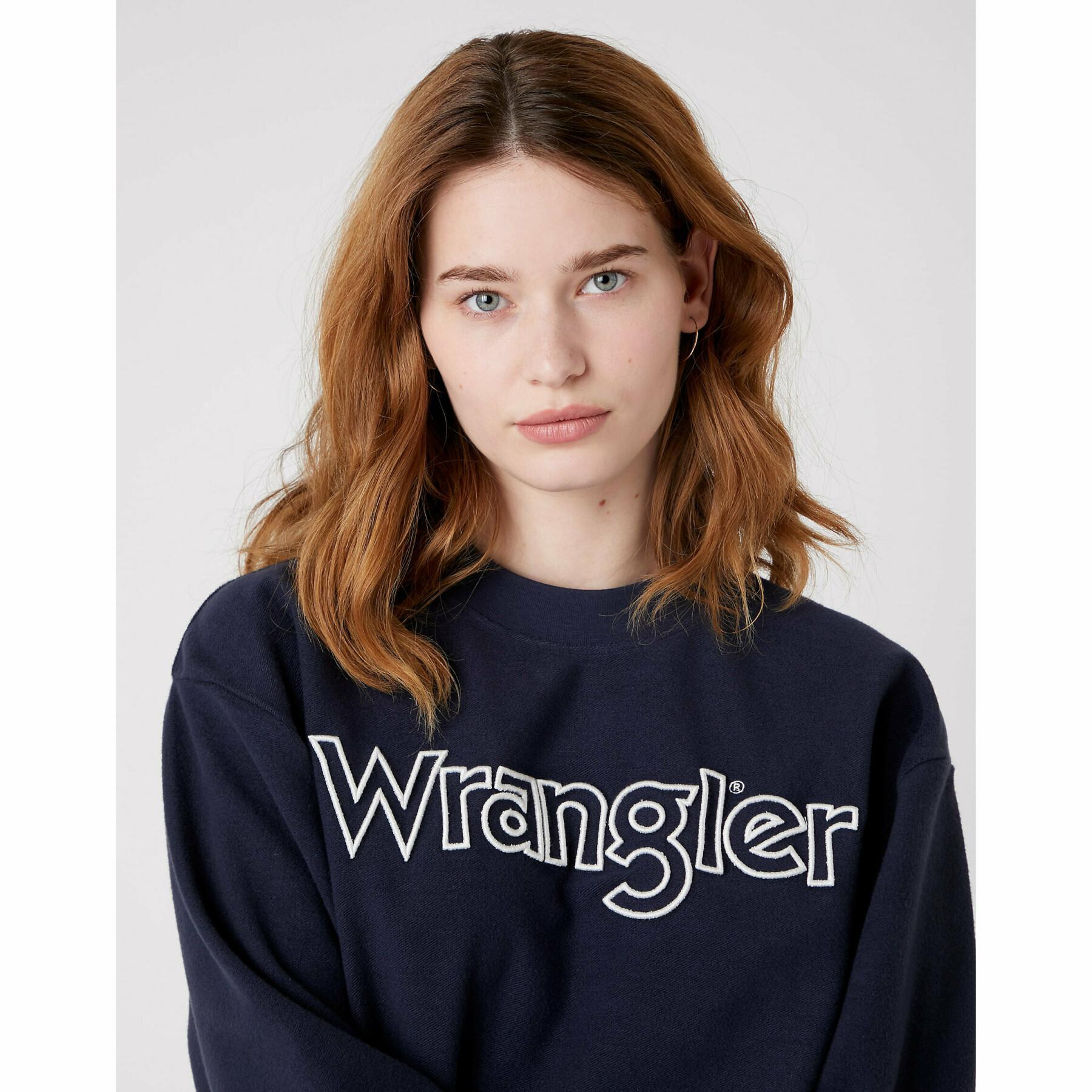 Sweatshirt femme Wrangler Retro