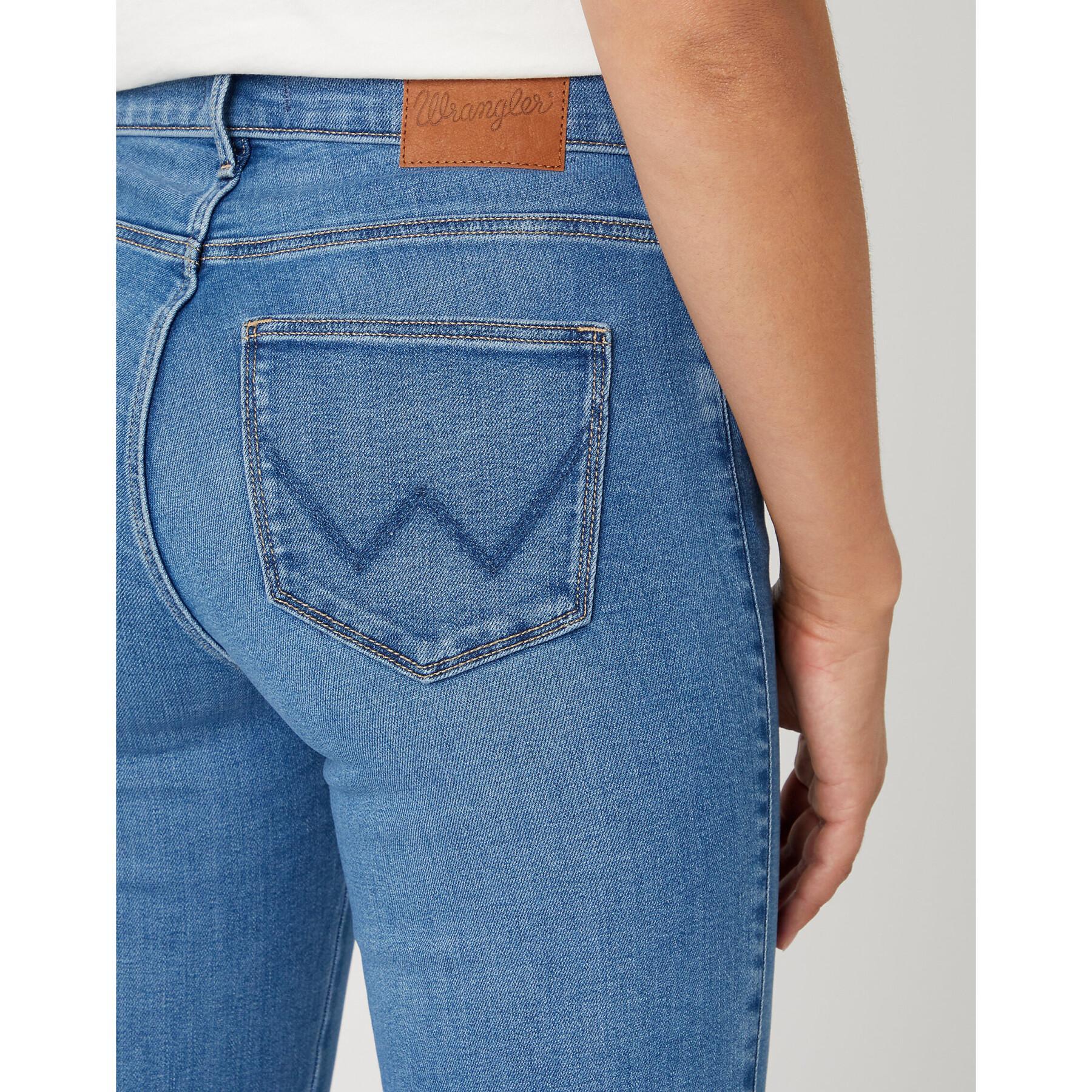 Jeans femme Wrangler Straight