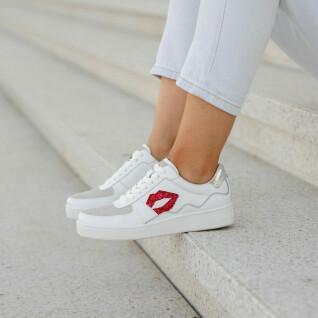 Chaussures femme Bons Baisers de Paname Loulou-Blanc Rouge