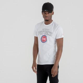 T-shirt New Era logo Detroit Pistons