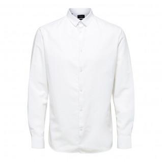 Chemise Selected New-linen manches longues slim
