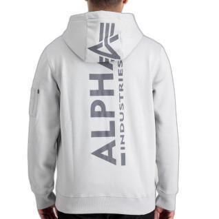 Sweatshirt à capuche imprimé au dos Alpha Industries