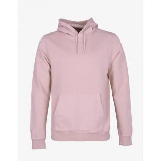 Sweatshirt à capuche Colorful Standard Faded Pink
