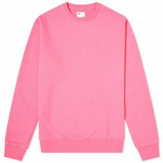 Sweatshirt col rond Colorful Standard Classic Organic bubblegum pink