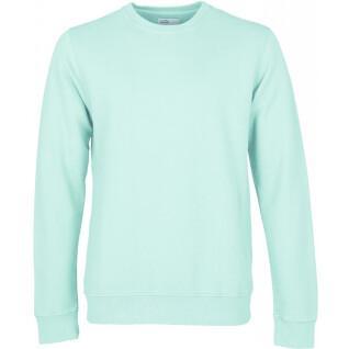 Sweatshirt col rond Colorful Standard Classic Organic light aqua