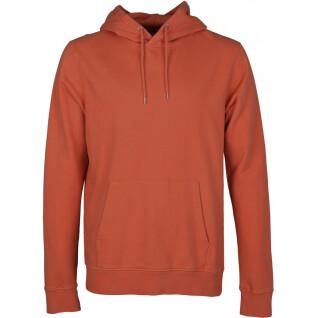 Sweatshirt à capuche Colorful Standard Classic Organic dark amber