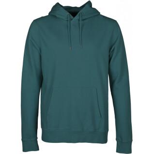 Sweatshirt à capuche Colorful Standard Classic Organic ocean green