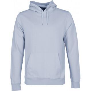 Sweatshirt à capuche Colorful Standard Classic Organic powder blue