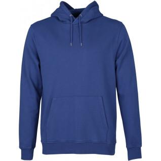 Sweatshirt à capuche Colorful Standard Classic Organic royal blue