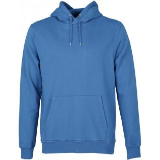 Sweatshirt à capuche Colorful Standard Classic Organic sky blue