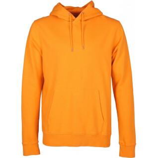 Sweatshirt à capuche Colorful Standard Classic Organic sunny orange