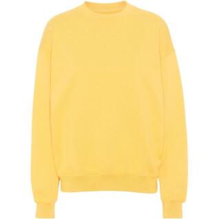Sweatshirt col rond Colorful Standard Organic oversized lemon yellow