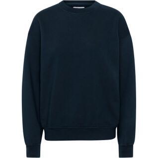 Sweatshirt col rond Colorful Standard Organic oversized navy blue