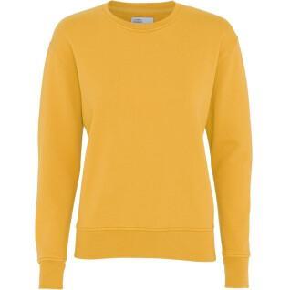 Pull col rond femme Colorful Standard Classic Organic burned yellow