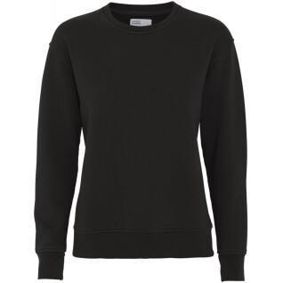 Pull col rond femme Colorful Standard Classic Organic deep black