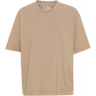 T-shirt femme Colorful Standard Organic oversized honey beige