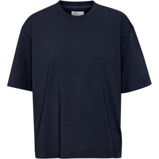 T-shirt femme Colorful Standard Organic oversized navy blue