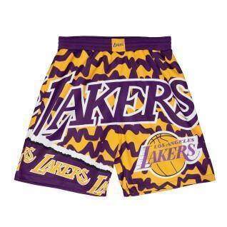 Short Los Angeles Lakers NBA Jumbotron 2.0 Sublimated