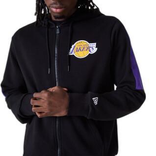 Sweatshirt à capuche Los Angeles Lakers FZ Panel