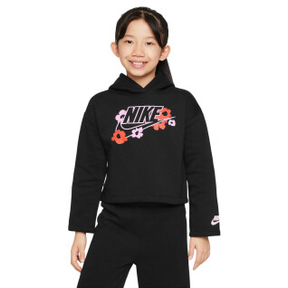Sweatshirt à capuche fille Nike Floral Graphic