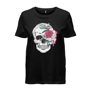 T-shirt femme Only Silvia Skull