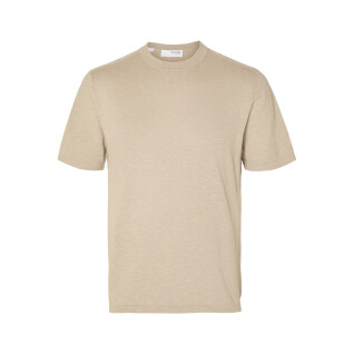 T-shirt tricoté en lin Selected Berg