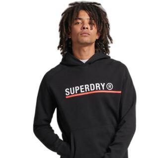 Sweatshirt à capuche à motif Superdry Code Tech