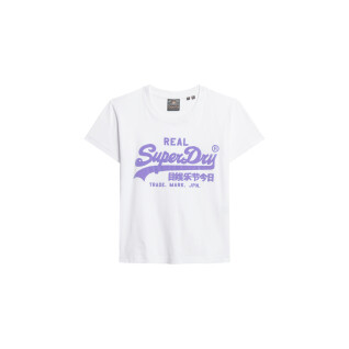T-shirt ajusté à motif fluo femme Superdry