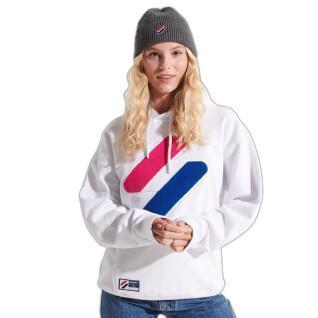 Sweatshirt à capuche oversize femme Superdry Code