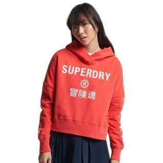 Sweatshirt à capuche femme Superdry Sport