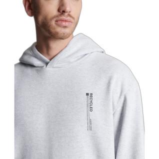 Sweatshirt à capuche recyclé Superdry Micro Side