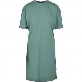T-shirt robe femme Urban Classics organic oversized slit-grandes tailles