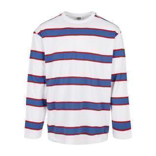 T-shirt manches longues grandes tailles Urban Classics light stripe oversized