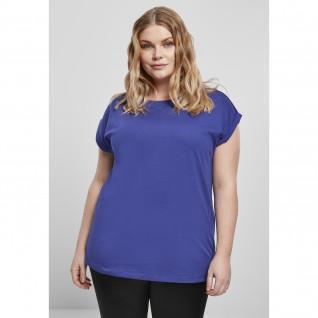 T-shirt femme Urban Classics extended shoulder (grandes tailles)