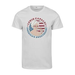 T-shirt Urban Classics Lewis Capaldi Sweetheart Tour Front