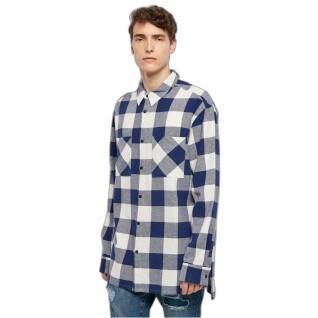 Chemise Urban Classics Long Oversized Checked GT