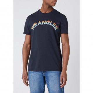 T-shirt Wrangler Rainbow Blue Graphite