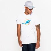 T-shirt New Era logo Miami Dolphins