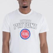 T-shirt New Era logo Detroit Pistons