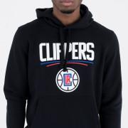 Sweat à capuche New Era avec logo de l'équipe Los Angeles Clippers