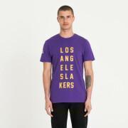 T-shirt New Era Stacked Womark Los Angeles Lakers