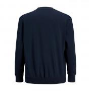 Sweatshirt grande taille Jack & Jones Basic Bleu