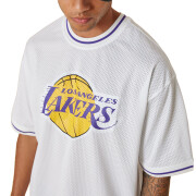T-shirt à manches courtes Los Angeles Lakers Mesh Logo