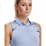 Polo femme Under Armour sans manches iso-chill