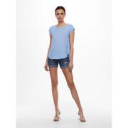 T-shirt femme Only Onlvic Solid Top Noos Ptm