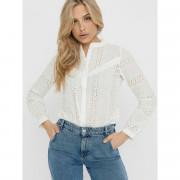 Haut femme manches longues Only Miriam emb anglaise