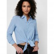 Chemise Only Lecey manches longues femme stripe knot