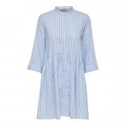 Robe chemise femme Only Ditte life stripe manches 3/4